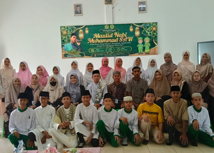SMPIT PGRI Lubuk Linggau Peringati Maulid Nabi 1448 H, Ajak Siswa Cinta Rasul Bijak Bergaul