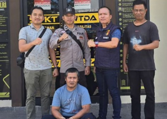 5 Bulan Buron, Pencuri Buah Sawit Yang Bacok Korban di Musi Rawas Diamankan  