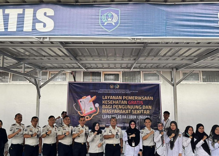 Lapas Lubuk Linggau Gelar Pemeriksaan Kesehatan dan Pengobatan Gratis untuk Masyarakat
