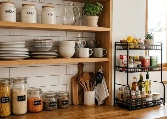 Catat, 5 Tips Memilih Rak Dapur untuk Hadirkan Tatanan Rapi dan Estetik