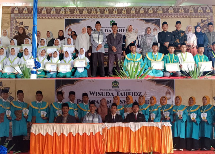 Ponpes Annajiyah Lubuk Linggau Gelar Wisuda Tahfidz dan Pelepasan Siswa Kelas Akhir, Siap Sambut Santri Baru