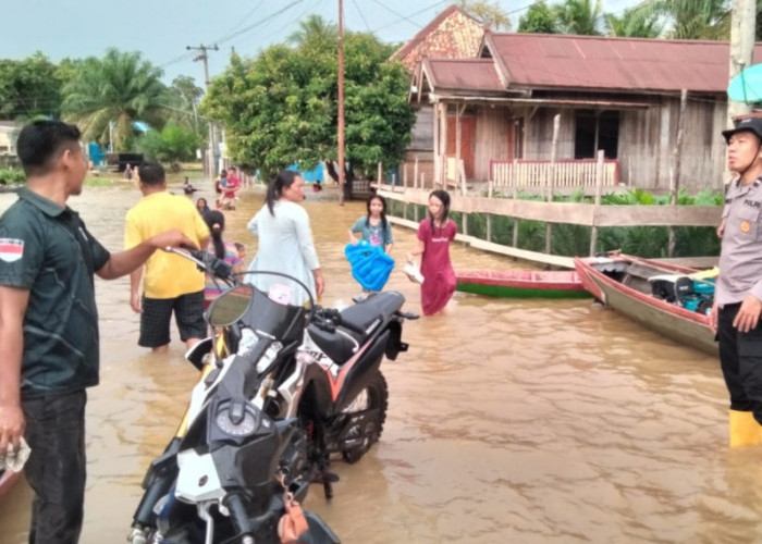 Update Banjir 13 Desa dan Kelurahan di Rawas Ilir Musi Rawas Utara, Ketinggian Air 25 Hingga 75 Centimeter