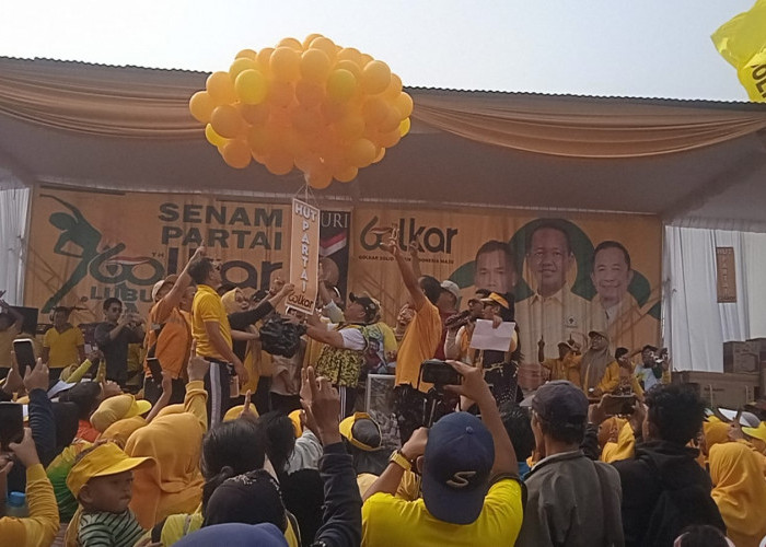 HUT ke-60, Partai Golkar Lubuk Linggau Berkontribusi dalam Pemecahan Rekor MURI Senam Sehat