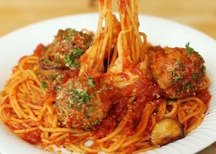 Kamu Salah Pecinta Makanan Italia, Berikut Resep Spagetthi Meatballs, Yuk Dicoba Cara Buatnya