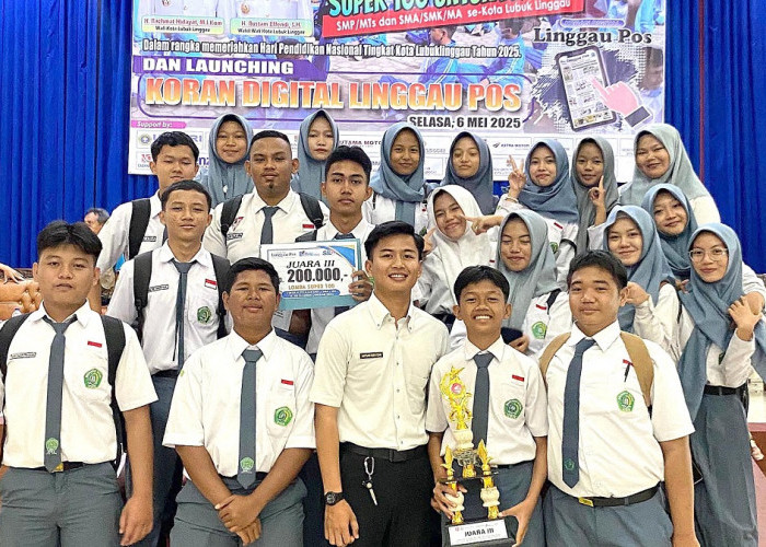 Pelajar MAN 2 Lubuk Linggau Raih Juara Lomba Cerdas Cermat Super 100, Best Like TikTok dan AKAS 2025