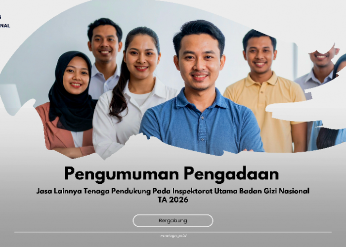 BGN Rekrutmen Tenaga Kontrak Untuk 3 Posisi, Cek Persyaratannya