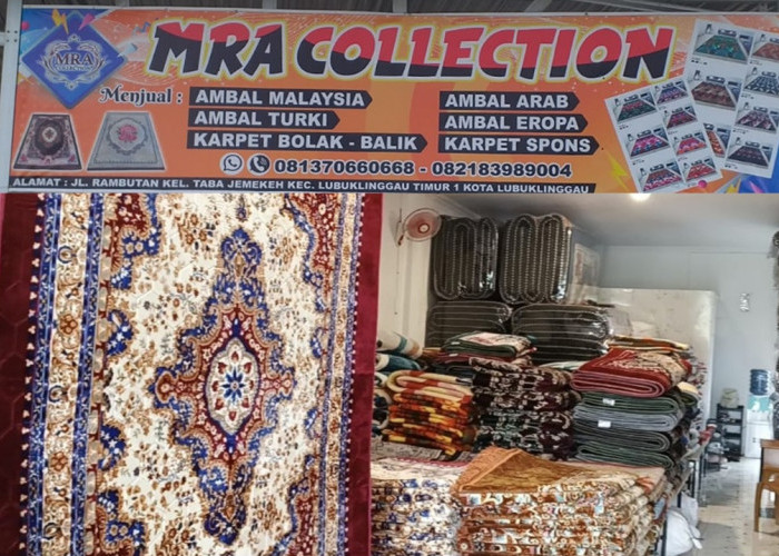 Toko MRA Collection Lubuk Linggau Jual Berbagai Ambal Kualitas Premium dengan Harga Termurah, Buruan Serbu