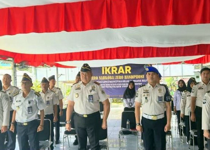 Perkuat Komitmen, Lapas Narkotika Muara Beliti Ikuti Ikrar Zero Narkoba dan HP Secara Daring