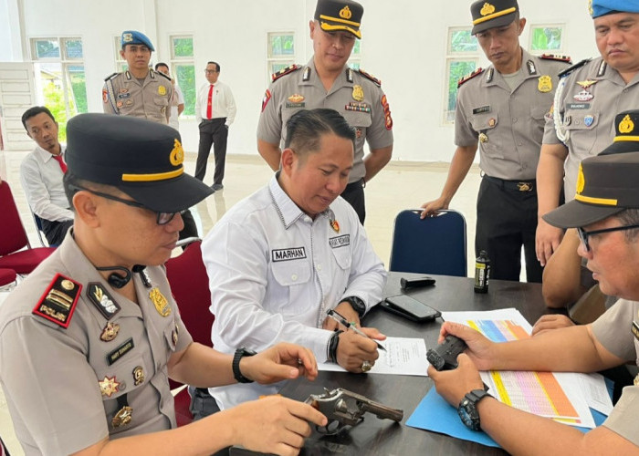 Senjata Api Polisi Musi Rawas Utara Mendadak Diperiksa, Ini Penjelasan Wakapolres