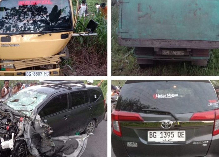 1 Meninggal Dunia, Tabrakan Truk vs Toyota Calya di Jalinsum Musi Rawas 