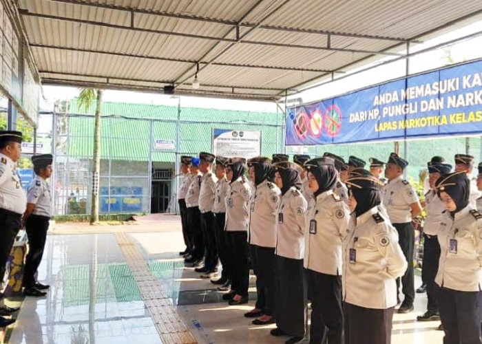 Kalapas Narkotika Muara Beliti Tekankan Pentingnya Disiplin dan Profesionalisme dalam Bertugas