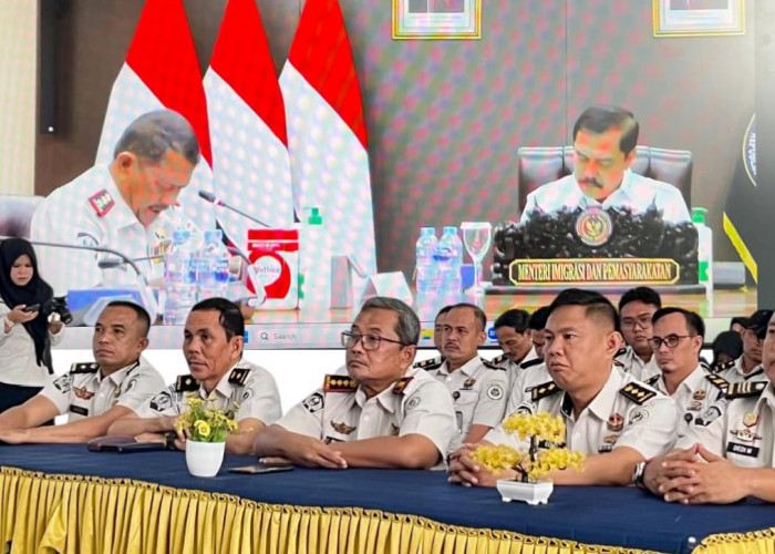 Lapas Lubuk Linggau Ikuti Rapat Analisis dan Evaluasi Bidang Pemasyarakatan
