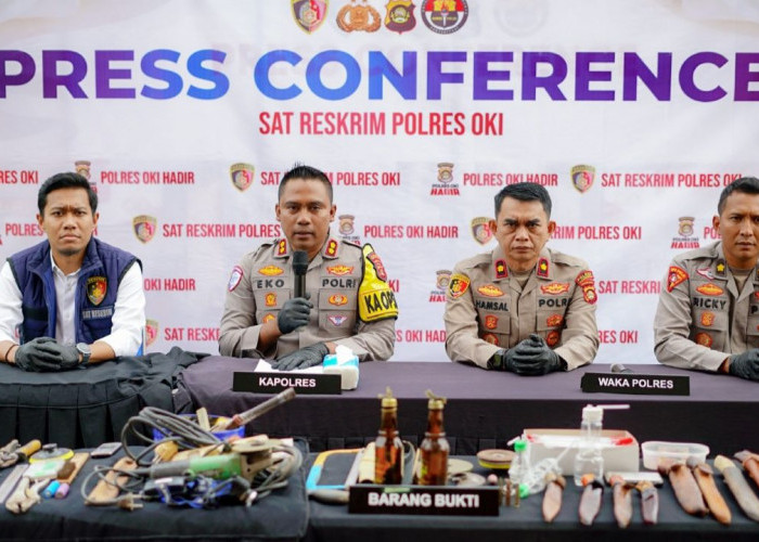 Lansia Residivis Kasus Narkotika Buka Bengkel Senjata Api Rakitan di OKI Sumatera Selatan