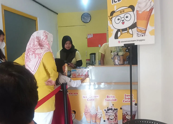 Xie-Xie Ice Cream & Boba Hadir di Lubuklinggau, Buruan Pesan, Karena Cepat Habis Diserbu Pembeli