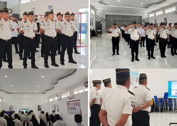 Awali Tahun 2026, Lapas Lubuk Linggau Ikuti Apel Bersama Lintas Kementerian