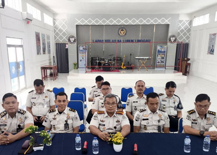 Lapas Lubuk Linggau Ikuti Evaluasi Kinerja Triwulan I Tahun 2026