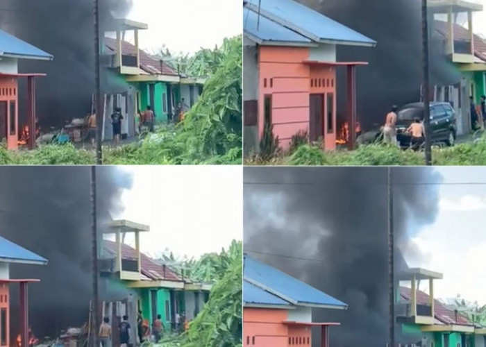 Ramadan, Gudang Rongsokan di Lubuk Linggau Terbakar Akibat Puntung Rokok