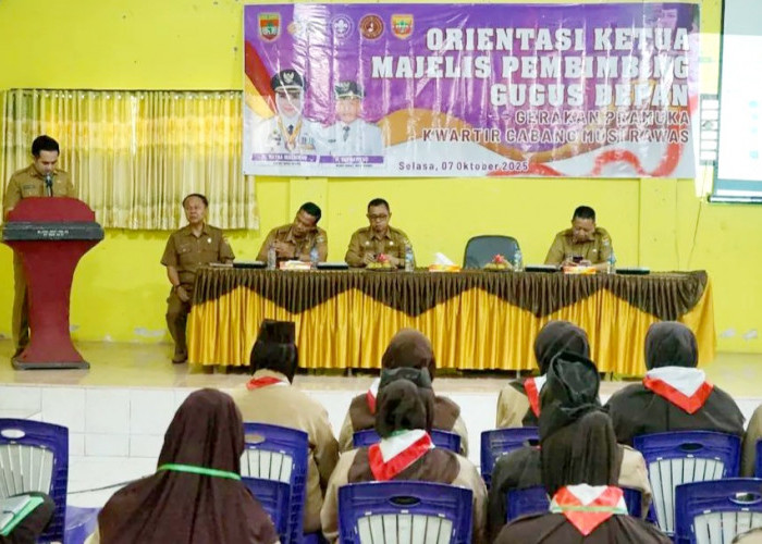 Orientasi Ketua Majelis Pembimbing Gugus Depan Gerakan Pramuka Kwartir Cabang Musi Rawas Resmi Dibuka