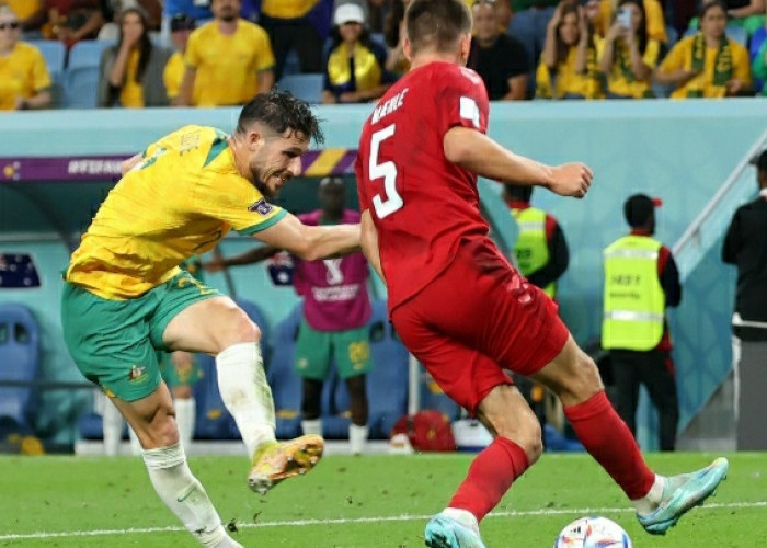 Hasil Australia vs Denmark: Skor 1-0, Socceroos Tantang Argentina