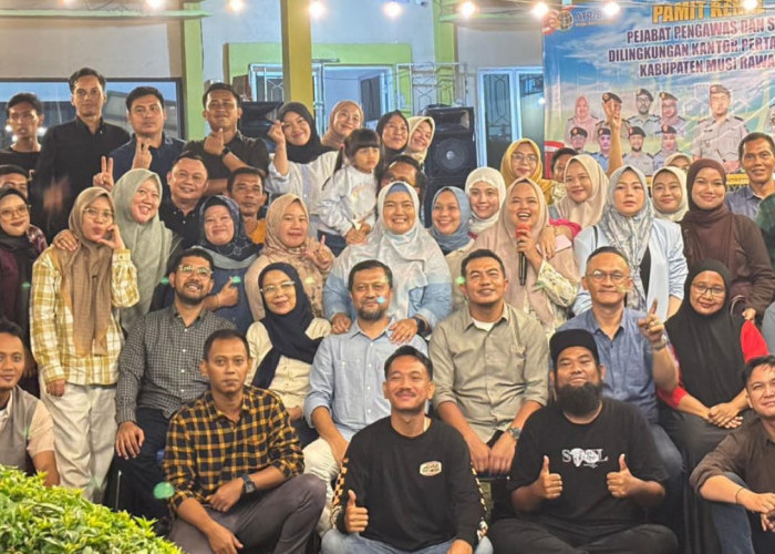 Pamit Kenal Pejabat Pengawas dan Staf ATR BPN Musi Rawas