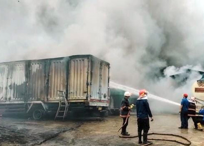 Propam Tahan Oknum Polisi Polda Sumsel Pemilik Lahan dan Rumah Megah Terbakar