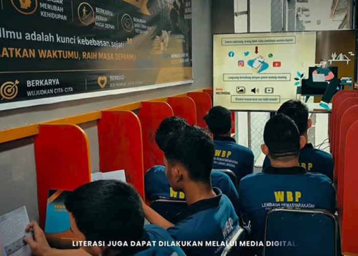 Lapas Lubuk Linggau Hadirkan Kelas Baca Terbuka, Pentingnya Membaca untuk Tingkatkan Pengetahuan
