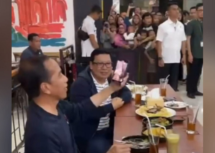 Presiden Jokowi Nge-vlog Momen ke Lubuk Linggau, Musi Rawas dan Muratara, 'Tapi Pas Makan Rame Baget Ini'