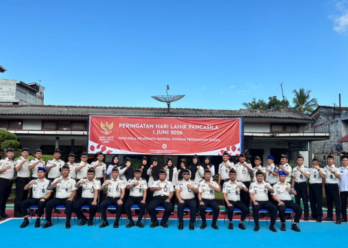 Lapas Lubuk Linggau Laksanakan Upacara Peringatan Hari Lahir Pancasila 2026