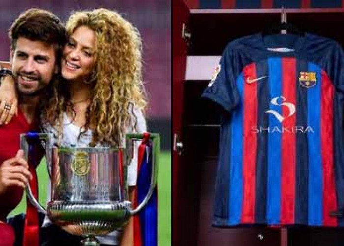 Pique Kenakan Jersey dengan Nama Shakira, Kok Bisa?