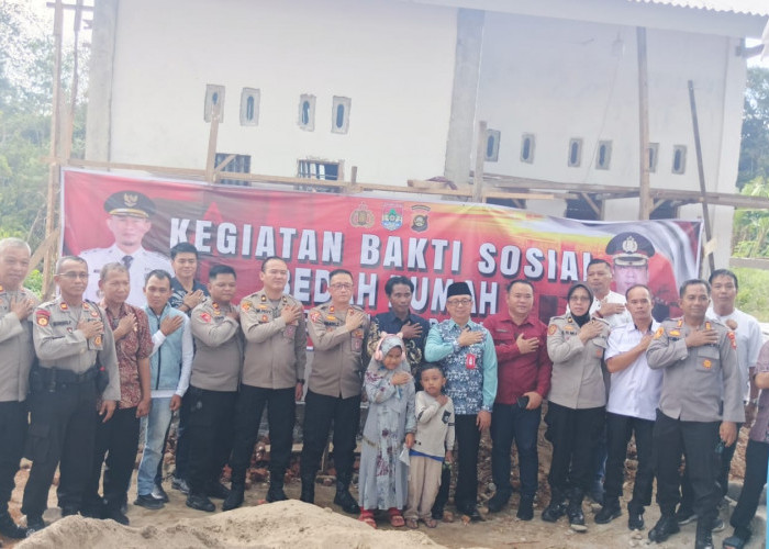 Polres Lubuk Linggau dan Pemkot Gelar Bedah Rumah, Bantu Warga Korban Puting Beliung, Kini Miliki Hunian Layak
