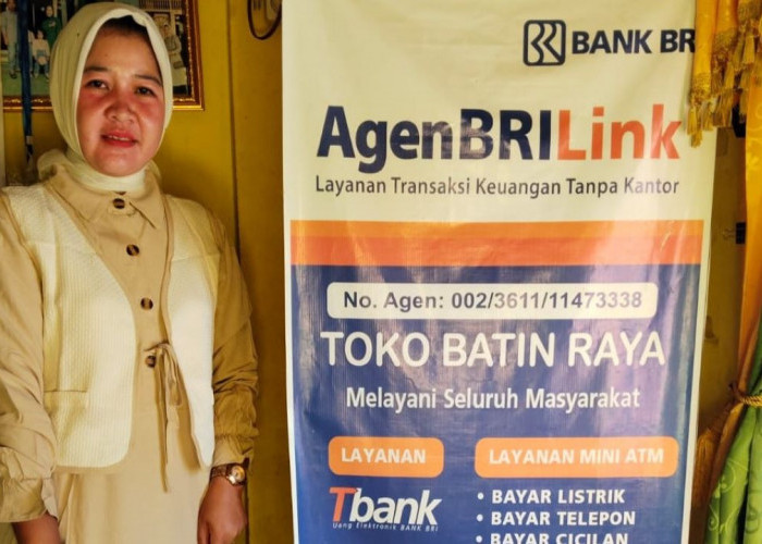 Permudah Tarik Tunai di Desa, Brilink Batin Raya juga Layani Penarikan Bantuan PKH 