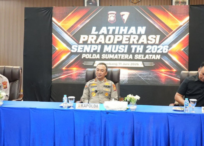 Operasi Senpi Musi 2026 Dimulai, Kapolda Sumsel Tegaskan Senpi Ilegal Ancaman Bagi Keselamatan Warga