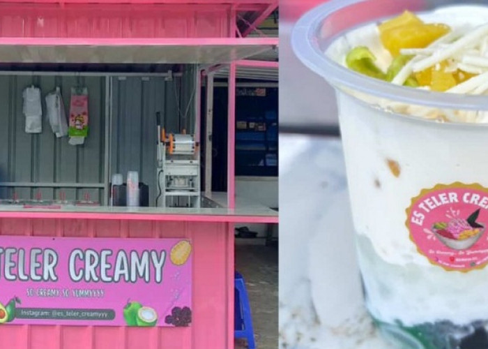 Cobain Es Teler Creamy Lubuk Linggau, Harga Mulai Rp5 Ribu Toping Melimpah