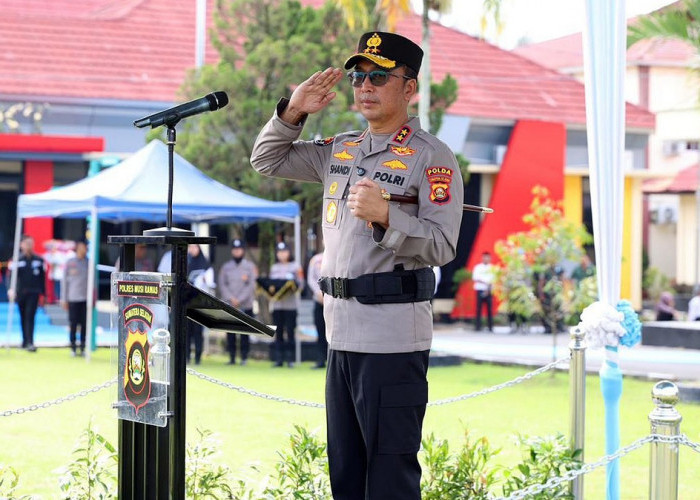 Kapolda Sumsel Sandi Nugroho Pimpin Apel Sabuk Kamtibmas di Musi Rawas, Perkuat Sinergi Keamanan Masyarakat