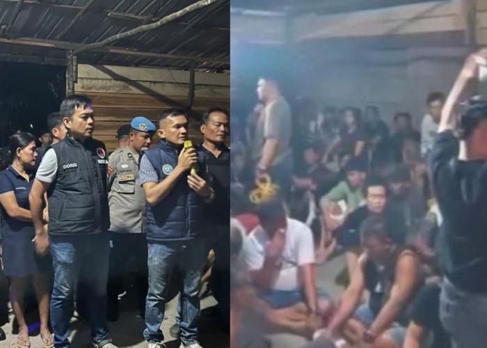 Polres Lahat dan BNNK Empat Lawang Gerebek Cafe di Lahat, 9 Orang Diamankan