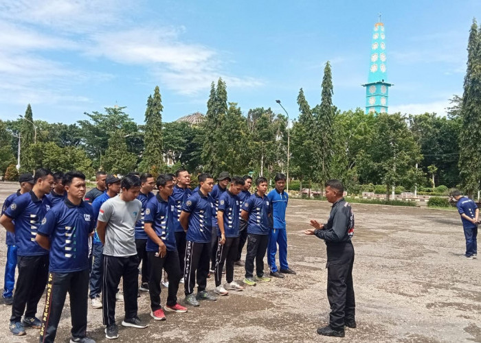 Jaga Kebugaran, Lapas Narkotika Muara Beliti Gelar Binsik, Dipandu Brimob Batalyon B Lubuk Linggau