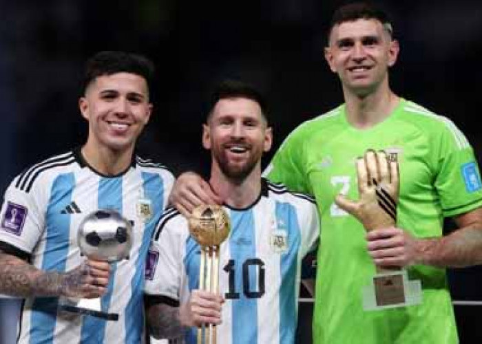 Piala Dunia 2022: Messi Pemain Terbaik, Argentina Panen Penghargaan
