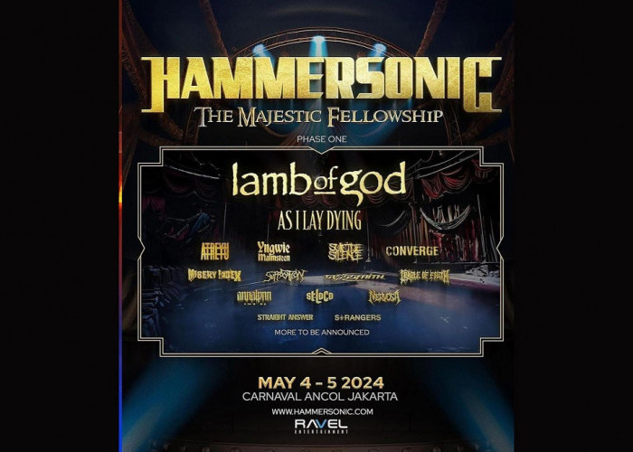 Resmi! Lamb of God Bakal Manggung di Hammersonic 2024, Berikut Jadwalnya