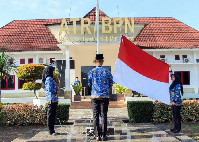 Kantor Pertanahan Musi Rawas Gelar Upacara Peringatan Hari Lahir Pancasila 2026