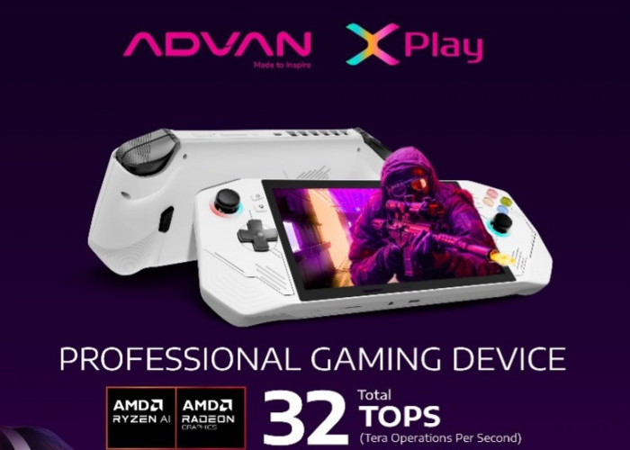 Cocok Untuk Gamer, Produk Advan X-Play Handheld Gaming PC AMD Ryzen 7, Ini Spesifikasinya