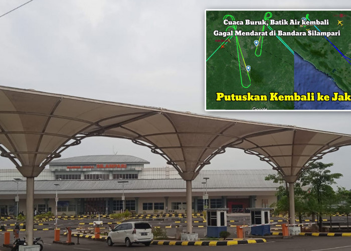 Cuaca Kurang Baik, Pesawat Batik Air Gagal Mendarat di Bandara Silampari dan Kembali ke Jakarta
