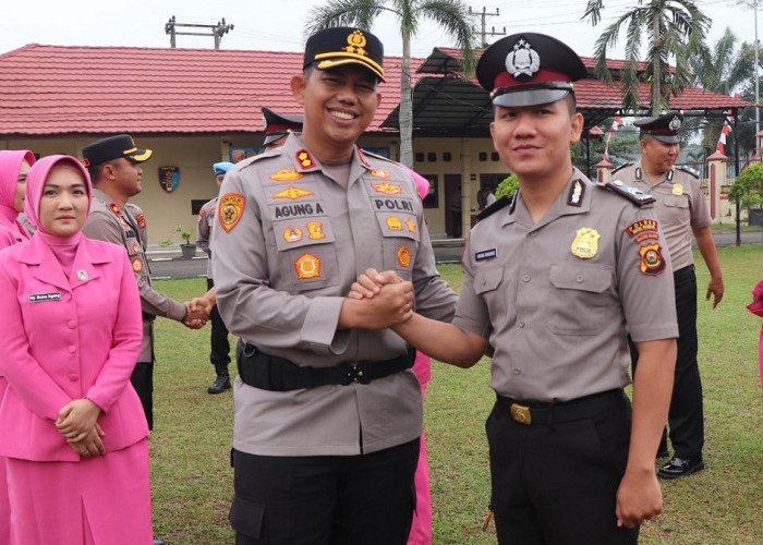 34 Personel Polres Musi Rawas Naik Pangkat, Kapolres: Pangkat Baru Harus Dibarengi Kinerja dan Integritas