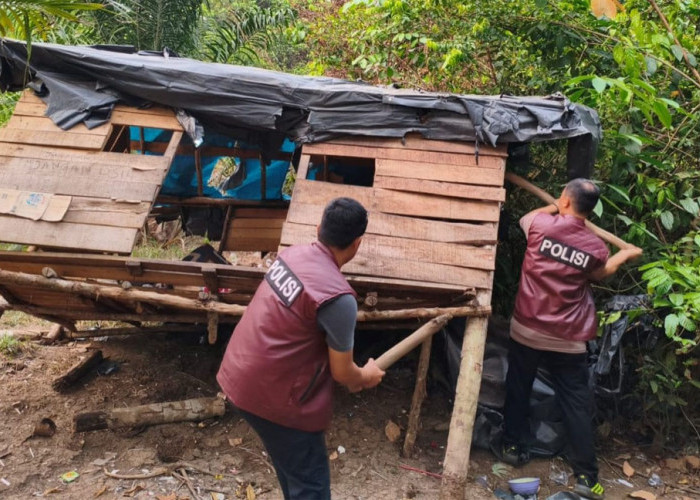 Diduga Tempat Pesta Sabu, Pondok di Muara Kelingi Musi Rawas Dibongkar Polisi