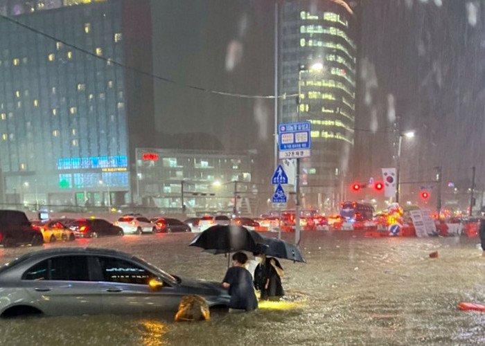 Korea Selatan Banjir, Seoul dan Gangnam Terendam, 7 Orang Tewas