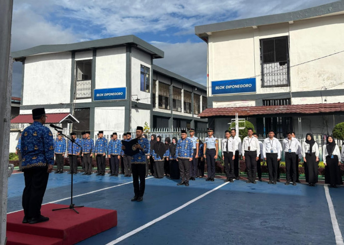 Lapas Lubuk Linggau Gelar Upacara Hari Bela Negara 2025