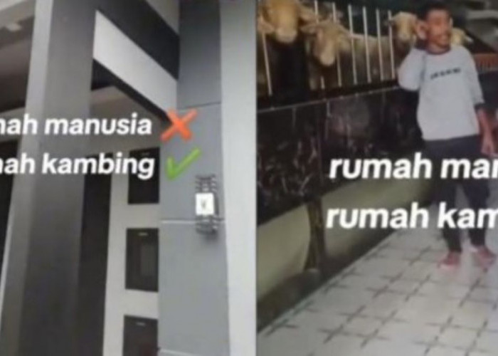 Viral Rumah Mewah Dijadikan Tempat Kambing di Banjarnegara, Warganet: yang Nyicil KPR Nangis di Pojokan