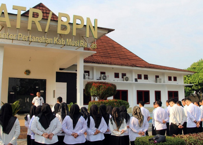 Kantor Pertanahan Musi Rawas Gelar Apel Pagi, Perkuat Evaluasi Kinerja dan Tingkatkan Pelayanan