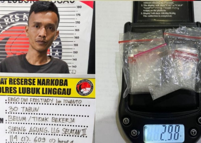 Sarjana Menganggur di Siring Agung Lubuk Linggau Jadi Pengedar Sabu, Jualan di Pondok