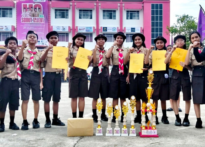 Tim Pramuka SMP Xaverius Lubuk Linggau Kembali Ukir Prestasi, Sekolah Aktif Beri Dukungan