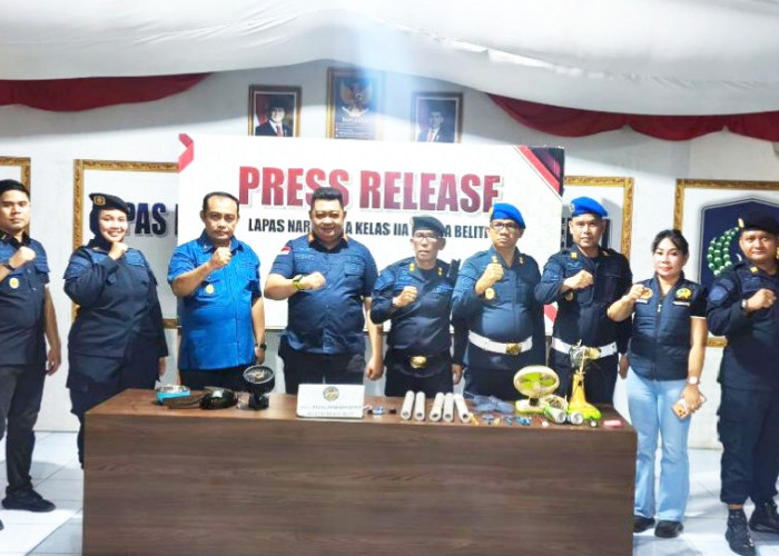 Razia Lapas Narkotika Muara Beliti, Ciptakan Lingkungan Pemasyarakatan Bebas Halinar